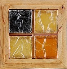 Подарочный набор "Шкатулка из туи с глицериновым мылом" - Nectarome Nature de mousse B (soap/4шт. х 40g) — фото N2