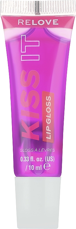 Блеск для губ - Relove By Revolution Kiss Lip Gloss — фото N1