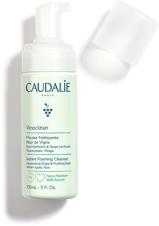 УЦІНКА Мус для очищення обличчя - Caudalie Vinoclean Fleur de Vigne * — фото N1