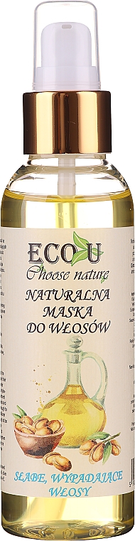 Натуральная маска для слабых волос, склонных к выпадению - Eco U Choose Nature — фото N1