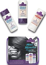 Парфумерія, косметика Дорожній набір  - Aussie Travel Kit 3 Mini Miracle Moist (shm/75ml+cond/75ml + mask/75ml + bag)