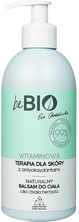Натуральный лосьон для тела "Лилия и белый чай" - BeBio Natural Body Lotion — фото N1