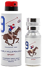 Духи, Парфюмерия, косметика Beverly Hills Polo Club Sport No 9 - Набор (edt/50ml + deo/175ml)