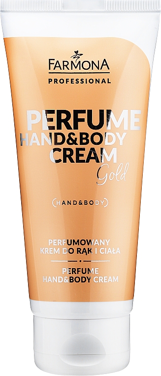 Парфюмированный крем для рук и тела - Farmona Professional Perfume Hand&Body Cream Gold