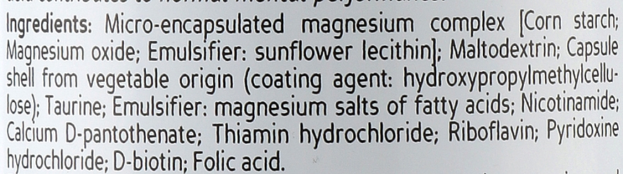 Ліпосомальний магній для зниження втоми - Biocyte Longevity Magnesium Liposomal — фото N3