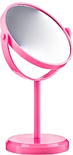 Парфумерія, косметика Дзеркало на підставці 85741, овальне, світло-рожеве - Top Choice Colours Mirror