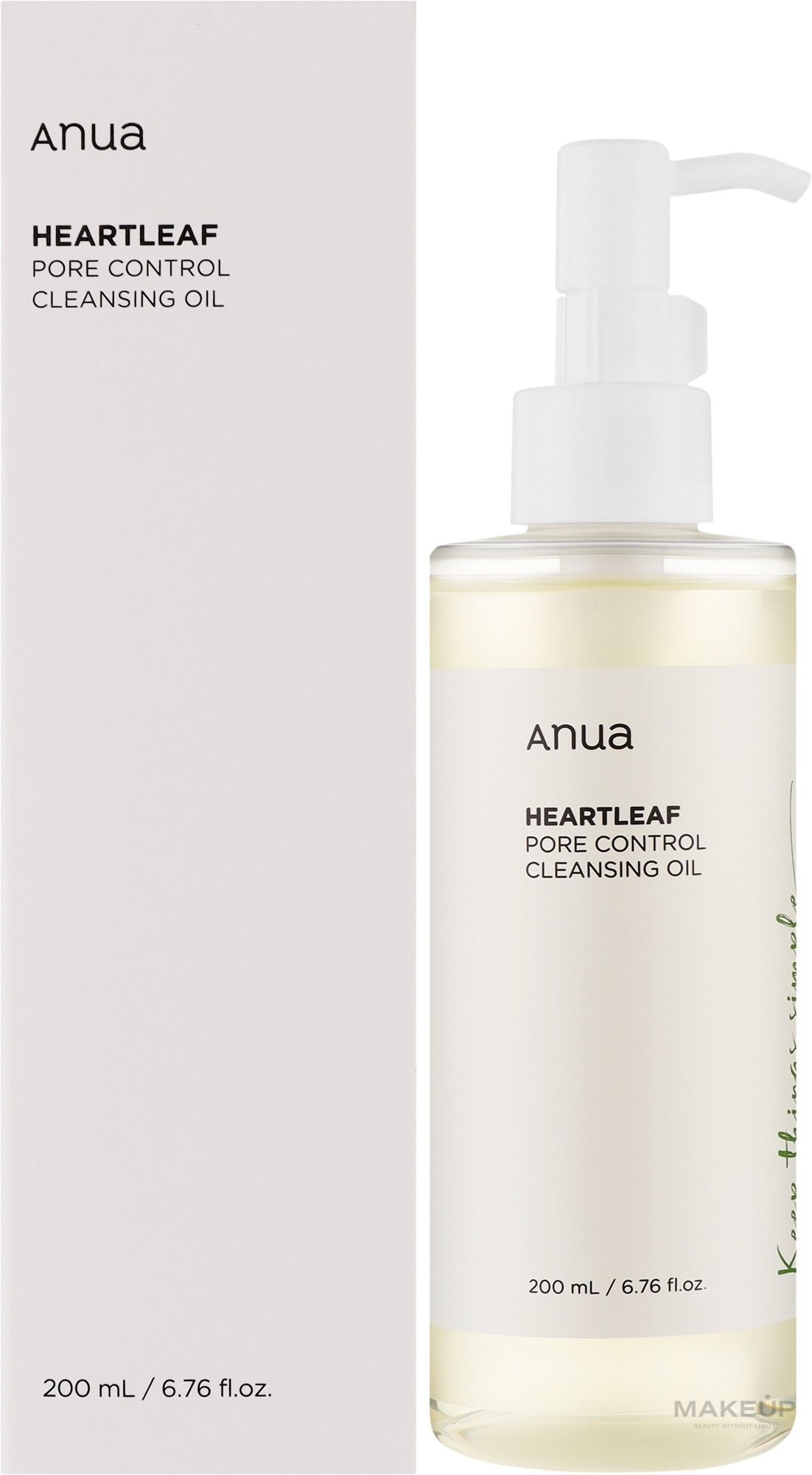 Очищающее масло для лица - Anua Heartleaf Pore Control Cleansing Oil — фото 200ml