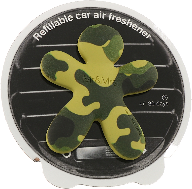 Ароматизатор для авто - Mr&Mrs Niki Pine & Eucalyptus Green Camouflage