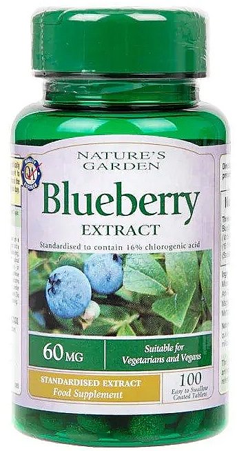 Пищевая добавка "Экстракт черники" - Nature's Garden Blueberry Extract — фото N1