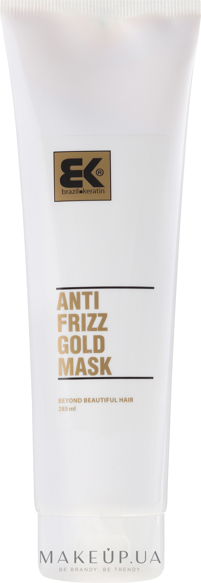 Відновлювальна маска для пошкодженого волосся - Brazil Keratin Anti Frizz Gold Mask — фото 300ml