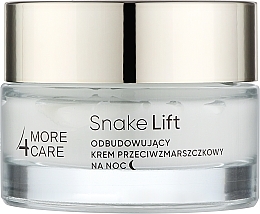 Духи, Парфюмерия, косметика Восстанавливающий ночной крем для лица - More4Care Snake Lift Rebuilding Anti-Wrinkle Night Cream