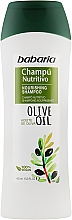Шампунь с оливковым маслом - Babaria Nourishing Shampoo With Olive Oil — фото N1
