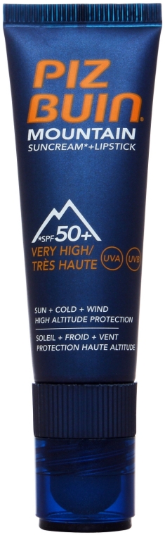 Сонцезахисна помада-крем для губ - Piz Buin Mountain Suncream + Lipstick SPF50 — фото N1
