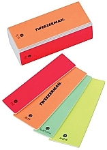 Полировочный баф - Tweezerman 4-In-1 Smooth & Shine Block Neon File Buff — фото N2