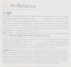 Нічний освітлювальний крем - Kart M-Balance — фото N2