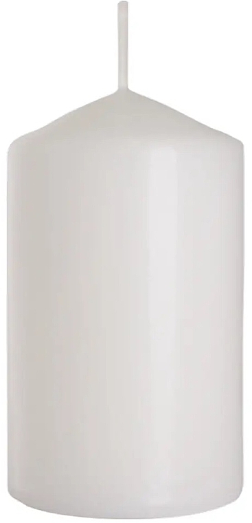 Свеча цилиндрическая 60x100 мм, белая - Bispol — фото N1