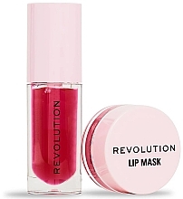 Набір - Makeup Revolution Cherry Lip Care Set (lip/oil/1pcs+lip/mask/1pcs) — фото N3