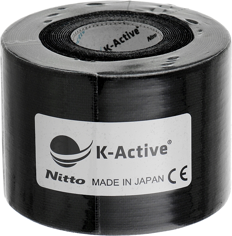Кінезіо тейп, чорний - K-Active Tape Classic — фото N1