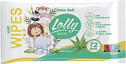 Парфумерія, косметика Вологі серветки для дітей "Extra Soft" - Lolly