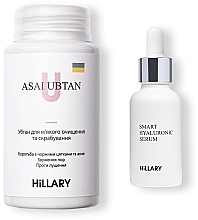 Набір для догляду за шкірою обличчя - Hillary Asai (ser/30ml + ubtan/50g) — фото N1