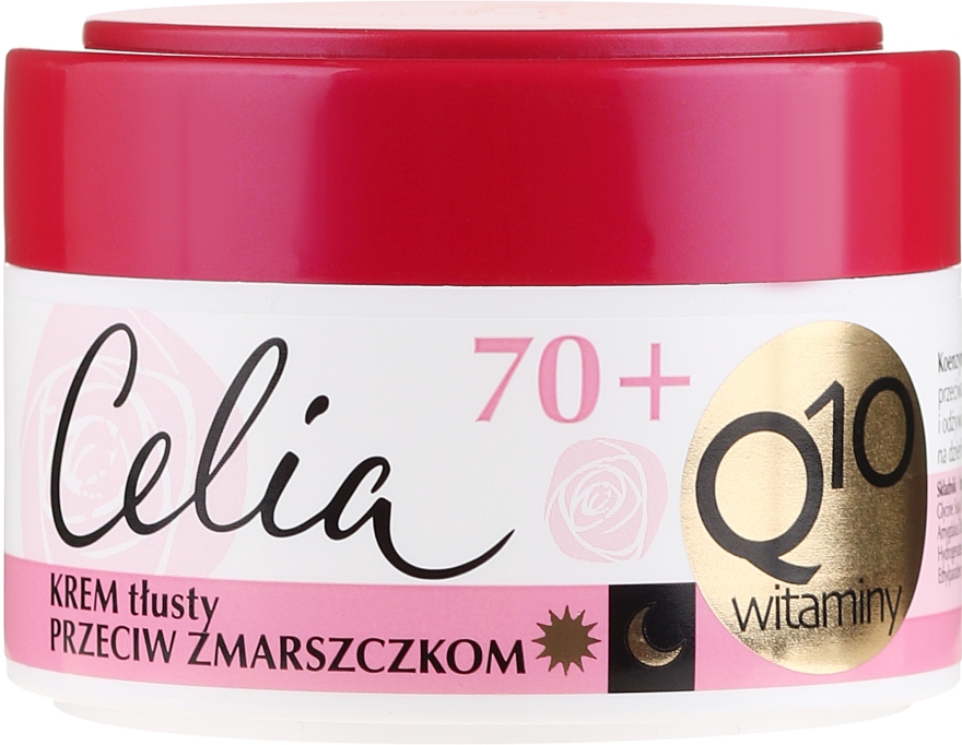 Крем от морщин "Витаминный" - Celia Q10 Face Cream 70+ — фото N1