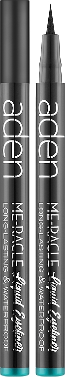 Подводка-фломастер для глаз - Aden Cosmetics Me-Racle Liquid Eyeliner — фото N1