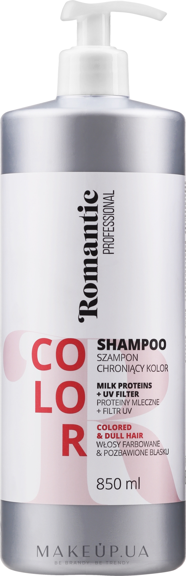 Шампунь для фарбованого волосся - Romantic Professional Color Hair Shampoo — фото 850ml