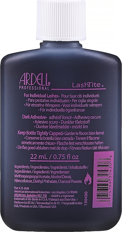 Клей для пучків вій - Ardell LashTite Adhesive For Individual Lashes Adhesive Dark — фото N1