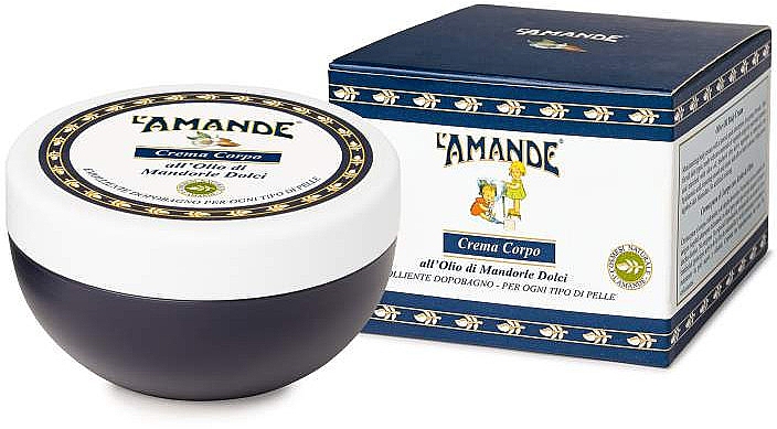 Крем для тіла з олією солодкого мигдалю - L'Amande Marseille Crema Corpo Mandorle Dolci — фото N1
