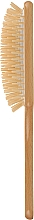 Щетка деревяная для волос 01919 - Eurostil Paddle Cushion Wooden Large  — фото N3