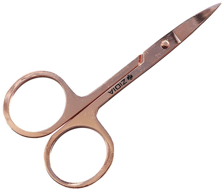 Ножницы для накладных ресниц - ZIDIA Rose Gold Scissors — фото N1