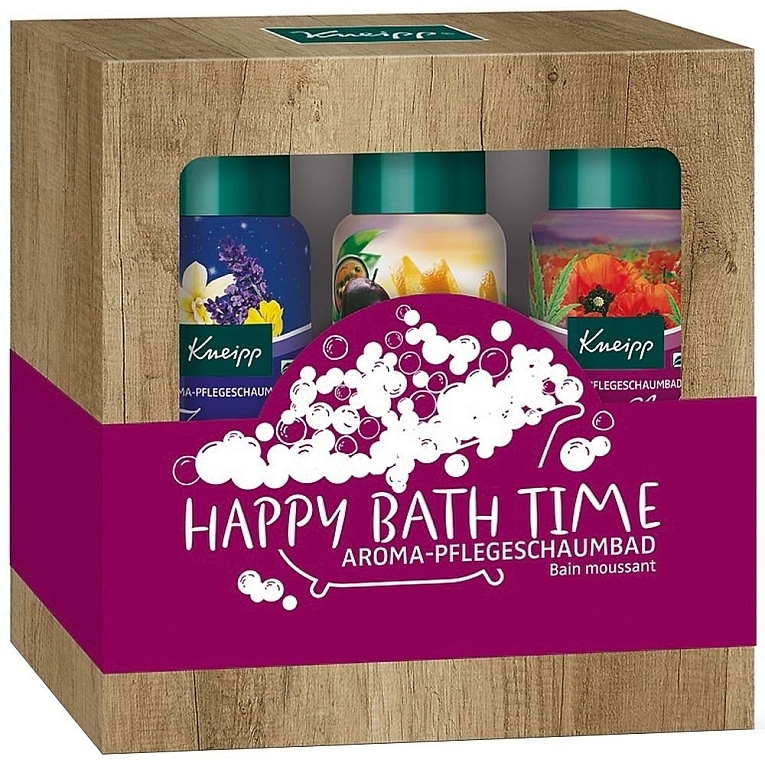Набор - Kneipp Happy Bath Time (bath/foam/3x100ml) — фото N1