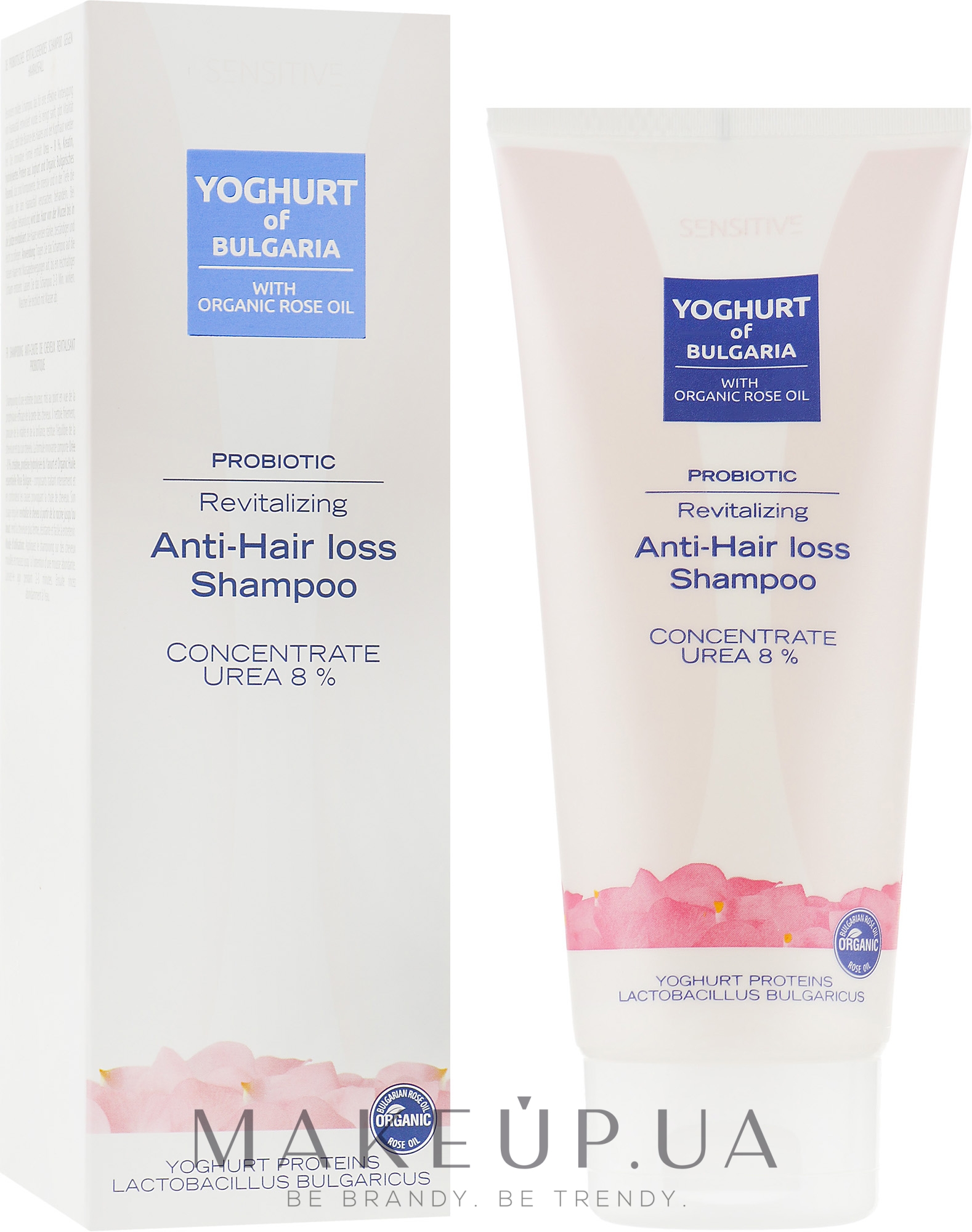 Відновлювальний шампунь проти випадіння волосся, з пробіотиком - BioFresh Yoghurt of Bulgaria Probiotic Revitalizing Anti-Hail Loss Shampoo — фото 200ml