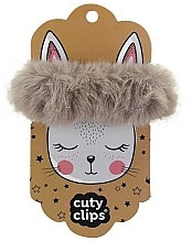 Духи, Парфюмерия, косметика Резинка для волос - Snails Cuty Clips Fluffy Bunny Hair Band No16