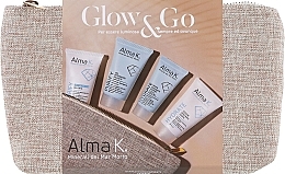 Набор - Alma K. Glow & Go Women Travel Kit (sh/cr/30 ml + gel/30 ml + cr/15 ml + b/lot/30 ml) — фото N1