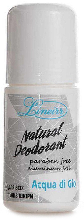 Дезодорант-антиперспирант для тела - Lineirr Natural Deodorant Acqua Di Gio — фото N1
