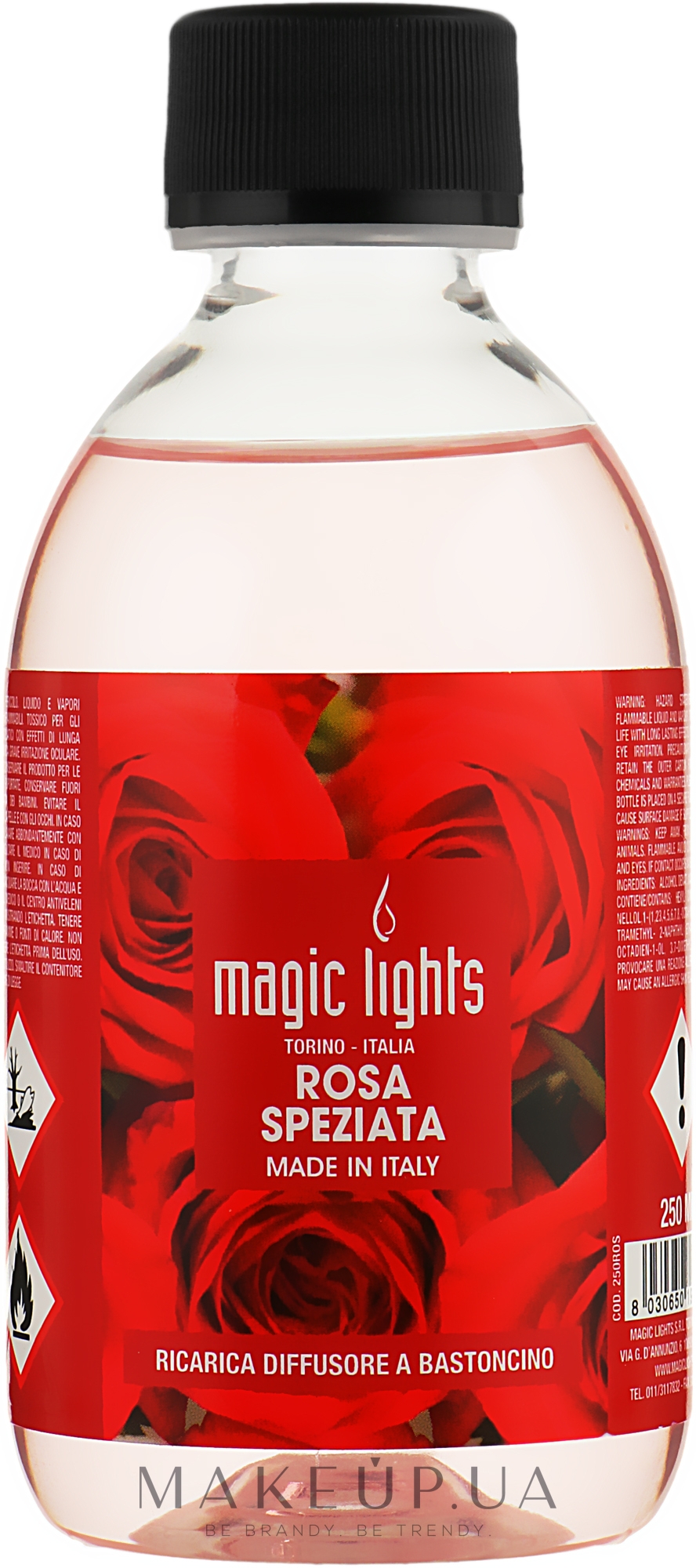 Аромадиффузор "Роза и специи" - Magic Lights Home Diffuser (запасной блок) — фото 250ml