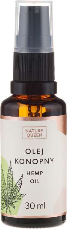 Косметична олія з насіння конопель - Nature Queen Hemp Oil — фото N1