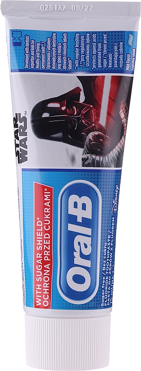 Дитяча зубна паста "Зоряні війни", 6 + років - Oral-B Junior Star Wars Toothpaste — фото N3