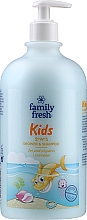 Гель для душа и шампунь 2в1 для детей - Soraya Family Fresh Shower Gel And Baby Shampoo — фото N3