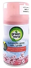 Освіжувач повітря "Японська вишня" - Green World Automatic Spray Refill (змінний блок) — фото N1