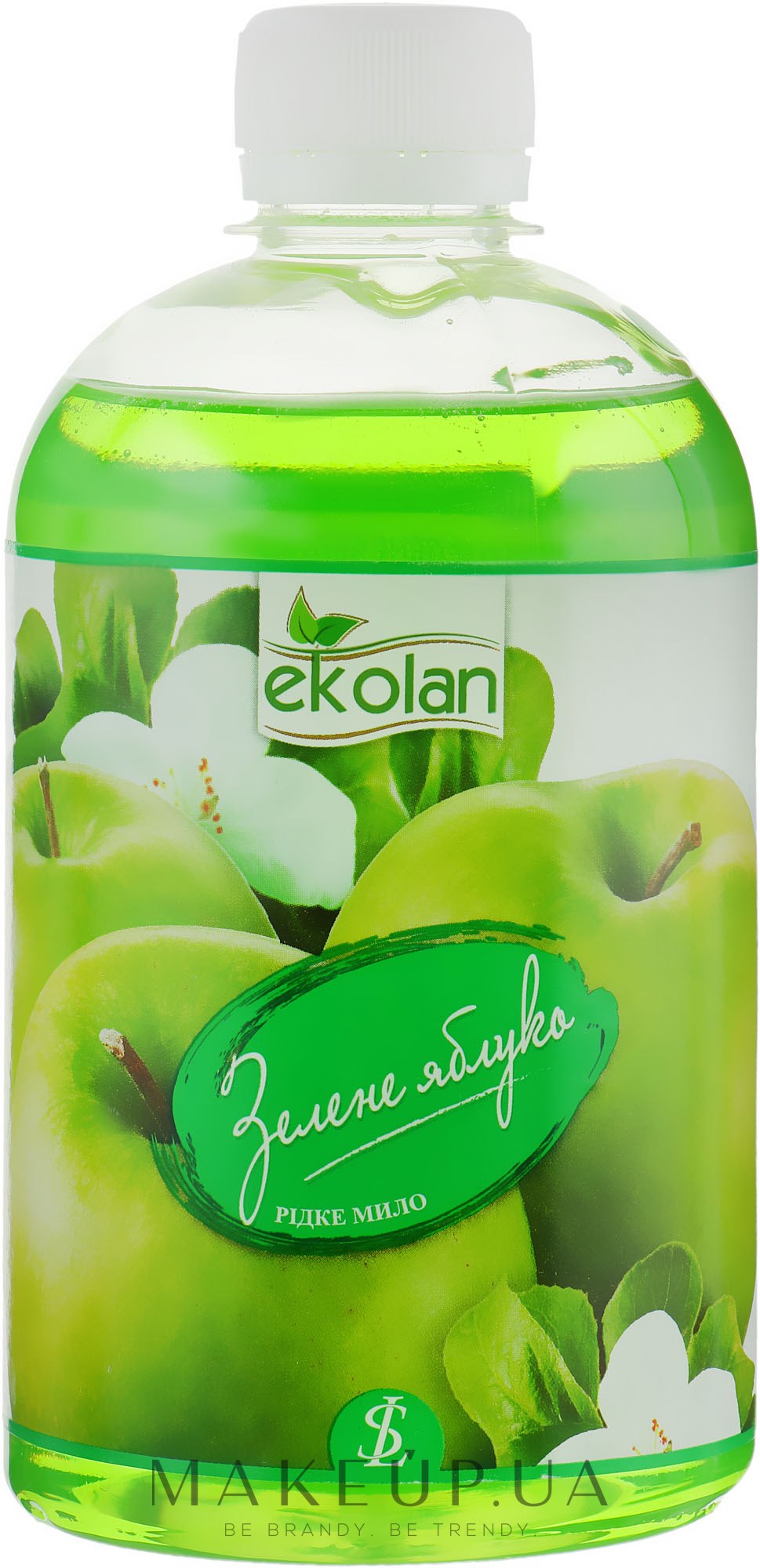 Рідке мило "Зелене яблуко" - Ekolan (змінний блок) — фото 500ml