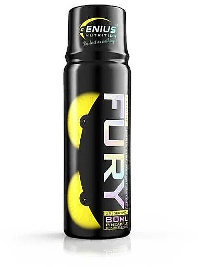 Проедтренировочный комплекс "Ананас"- Genius Nutrition Fury Extreme Shot Pineapple — фото N1