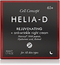 Крем нічний для обличчя проти зморшок, 65+ - Helia-D Cell Concept Cream — фото N3