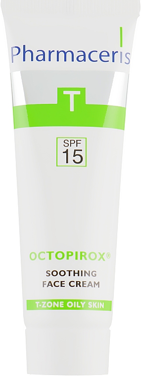 Крем заспокоюючий роздратування шкіри обличчя - Pharmaceris T Octopirox Soothing Cream — фото N3