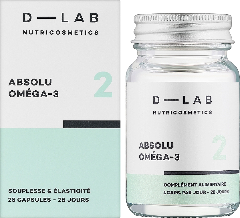 Харчова добавка "Омега 3" - D-Lab Nutricosmetics Pure Omega-3 — фото N2
