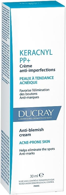 Крем проти дефектів шкіри, схильної до акне - Ducray Keracnyl PP+ Anti-Blemish Cream — фото N3