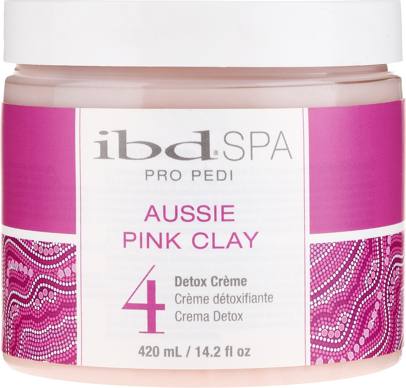 Крем для рук и ног с розовой глиной - IBD Aussie Pink Clay Detox Creme  — фото N1