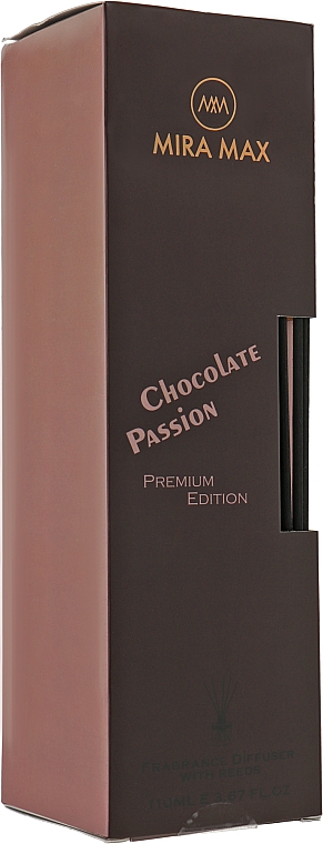 Аромадифузор - Mira Max Chocolate Passion Fragrance Diffuser With Reeds Premium Edition — фото N2
