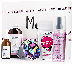 Парфумерія, косметика УЦІНКА Набір - Hillary Gentle Care (ser/30ml + ubtan/50g + mask/30g + mist/120ml + mirror) *